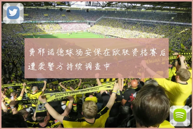 费耶诺德球场安保在欧联资格赛后遭袭警方持续调查中