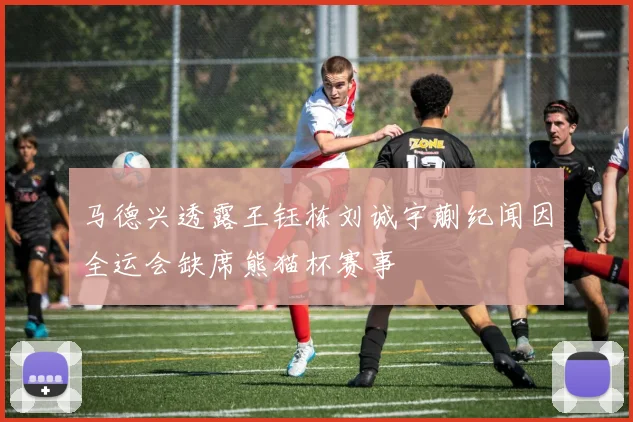 马德兴透露王钰栋刘诚宇蒯纪闻因全运会缺席熊猫杯赛事
